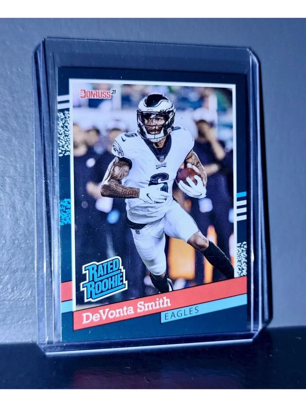 DeVonta Smith 2021 Panini NFL Rated Rookie Retro #7 Rookie Card 1/2231